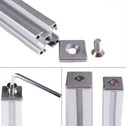 Capuchon d’extrémité en aluminium argenté pour 2020 Capuchon d’extrémité en aluminium argenté pour 2020