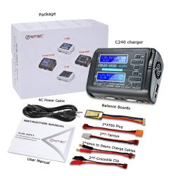 C240 Duo Lipo Chargeur Déchargeur Double Canal Balance C240 Duo Lipo Chargeur Déchargeur Double Canal Balance