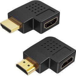 Adaptateur HDMI Mâle Vers Femelle Droite 90 degrés Adaptateur HDMI Mâle Vers Femelle Droite 90 degrés
