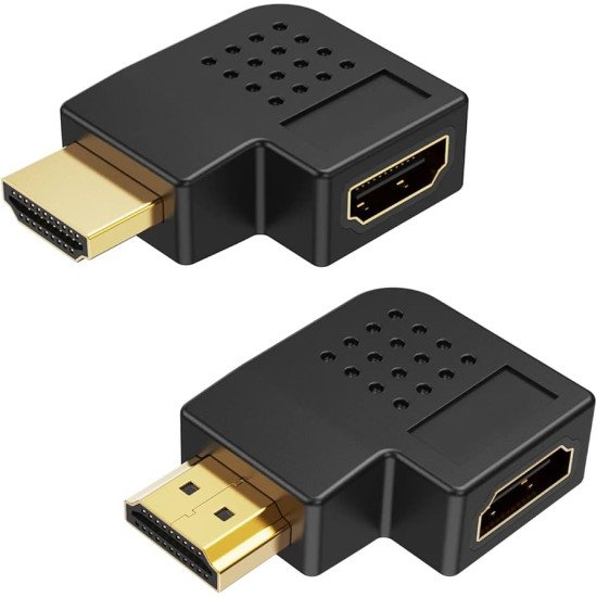 Adaptateur HDMI Mâle Vers Femelle Droite 90 degrés