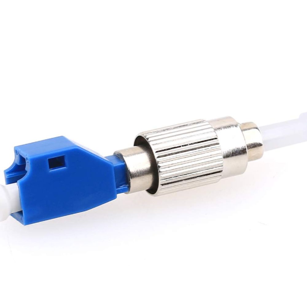 FC UPC Male to LC UPC Female Hybrid Optical Fiber Cable Adapter