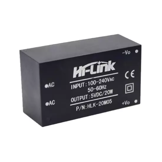 hilink 20w 5v 4a alimentation abaisseur ac dc hlk 20m05
