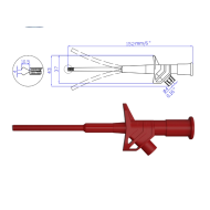 Crochet de test rapide flexible 4mm