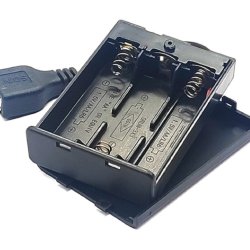 3xAA supports de piles  avec port d’alimentation USB 3xAA supports de piles  avec port d’alimentation USB