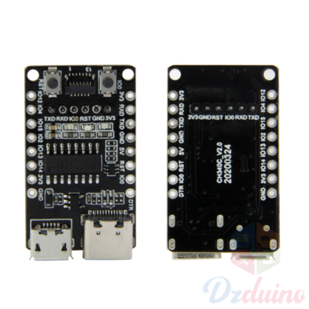 Adaptateur Ethernet à puce TTGO (downloader)