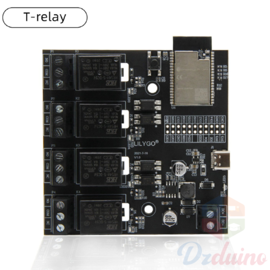 Module sans fil ESP32 DC 5V, carte de développement de relais à 4 groupes  (relais)