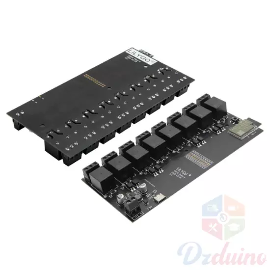 Module sans fil TTGO T-relais 8 canaux ESP32 Module sans fil TTGO T-relais 8 canaux ESP32