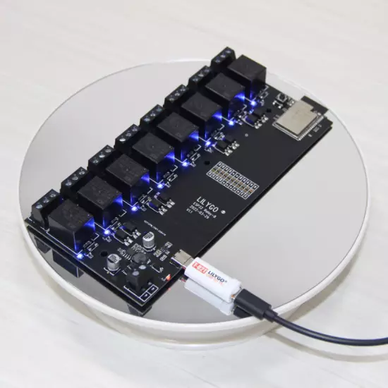 Module sans fil TTGO T-relais 8 canaux ESP32 Module sans fil TTGO T-relais 8 canaux ESP32