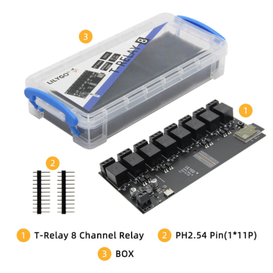 Module sans fil TTGO T-relais 8 canaux ESP32