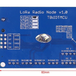 Module de communication Nœud LoRa v2.0 basé sur Sx1278 LoRa 433 RFM98 Module de communication Nœud LoRa v2.0 basé sur Sx1278 LoRa 433 RFM98