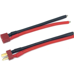 Connecteur de batterie T Plug 14WAG Câble 12cm Connecteur de batterie T Plug 14WAG Câble 12cm