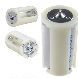 3xAA à Adaptateur de boîtier de batterie de taille D 3xAA à Adaptateur de boîtier de batterie de taille D