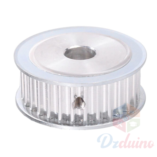 Poulie HTD5M 20 dents largeur 10mm diamètre intérieur 8 mm (AF)