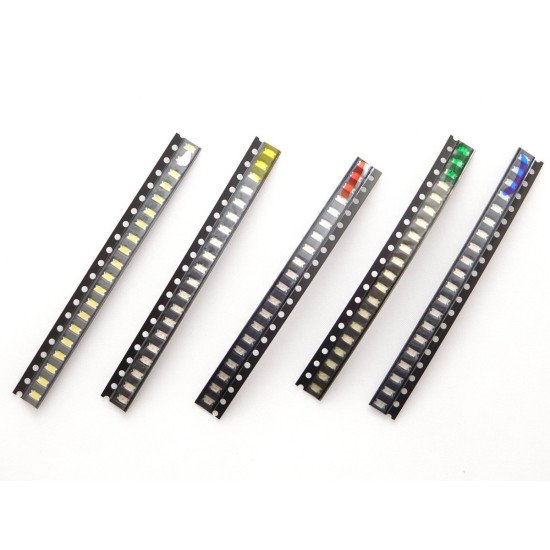 SMD LED 1206 Rouge, Jaune, Bleu,Vert, Blanc, Orange