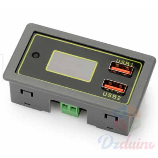 Indicateur numérique LCD de capacité de batterie, voltmètre, testeur de tension 24W