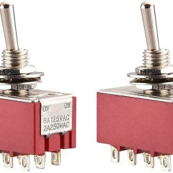 MTS-402 Interrupteur à bascule 12 broches 2 positions MTS-402 Interrupteur à bascule 12 broches 2 positions