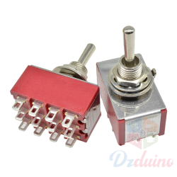 MTS-402 Interrupteur à bascule 12 broches 2 positions MTS-402 Interrupteur à bascule 12 broches 2 positions