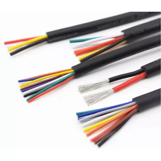 26AWG UL2464 câble isolé en cuivre 8 fils 1M