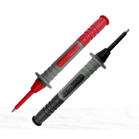 Sonde de test multimètre 2mm Type B-30045 Noir+Rouge 1 paire