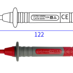 Sonde de test multimètre 2mm Type B-30045 Noir+Rouge 1 paire Sonde de test multimètre 2mm Type B-30045 Noir+Rouge 1 paire