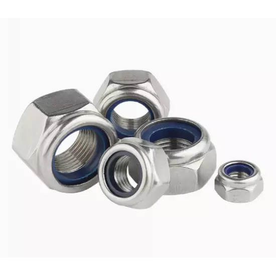 Dentelée 5/16-18 contre-écrous Hex embase; 304; 15 Pcs