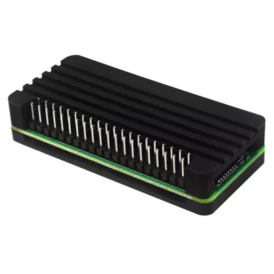 raspberry pi zero 2 w boitier en aluminium gpio vertical