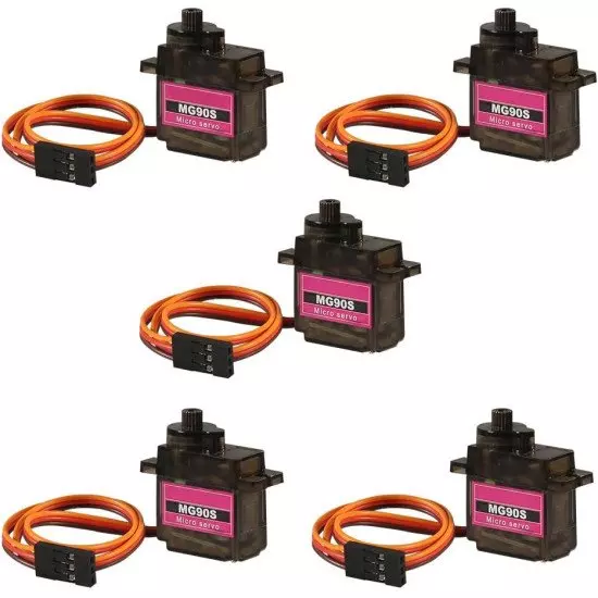 MG90s servo 180 degrés engrenage en plastique MG90s servo 180 degrés engrenage en plastique