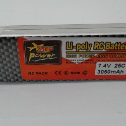 Batterie Lithium Lipo 7.4V 3000mAh 2S 35C  Batterie Lithium Lipo 7.4V 3000mAh 2S 35C