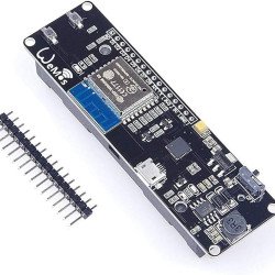 ESP8266 WiFi D1 ESP-Wroom-02 + support de batterie Rechargeable	 ESP8266 WiFi D1 ESP-Wroom-02 + support de batterie Rechargeable