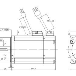 Kit Servomoteur AC 750 Watt 220V 3000rpm Kit Servomoteur AC 750 Watt 220V 3000rpm