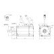 Servo Motor Kit  AC 750 Watt 220V  3000rpm