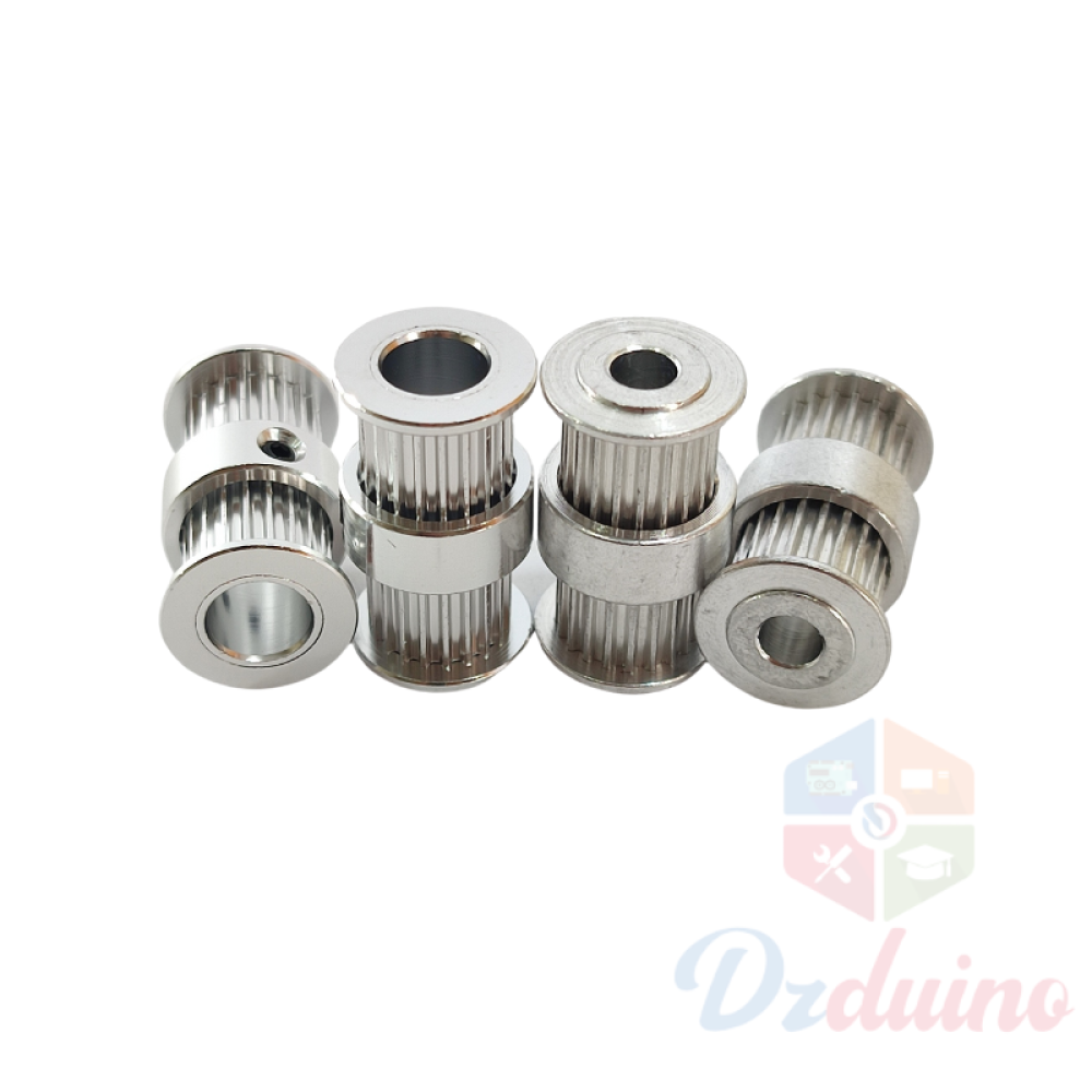 GT2 20-Tooth Dual Pulley for 5mm or 8mm Axe