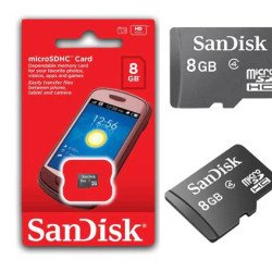 Carte mémoire 8GB microSDHC  Classe 10  Carte mémoire 8GB microSDHC  Classe 10