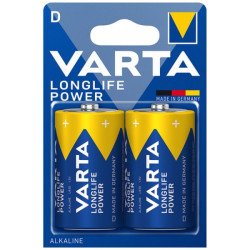 Varta Longlife Power D Piles LR20 MN1300 Alcalines 1.5V Varta Longlife Power D Piles LR20 MN1300 Alcalines 1.5V