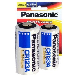 Panasonic CR123A Batterie au lithium 3V Panasonic CR123A Batterie au lithium 3V