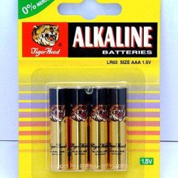 Tiger Head 4XAAA Pile Alcaline LR03 1.5V Tiger Head 4XAAA Pile Alcaline LR03 1.5V