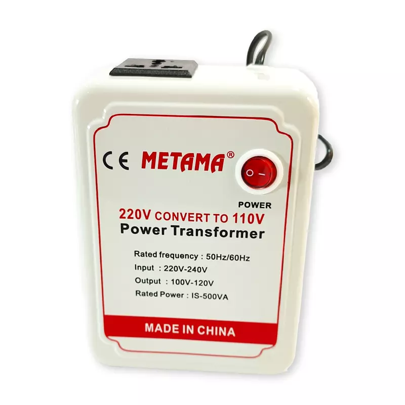 Convertisseur De Tension 220V 50Hz Vers 110V 60Hz - Puissance Max 20 Watts, Idéal Pour Petits Appareils électroniques