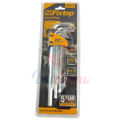 Jeu de clés mal+ball 9pcs PM GSFIXTOP Jeu de clés mal+ball 9pcs PM GSFIXTOP