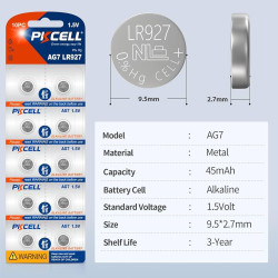 Pile de montre LR927 AG7 1.5V (1PCS) Pile de montre LR927 AG7 1.5V (1PCS)