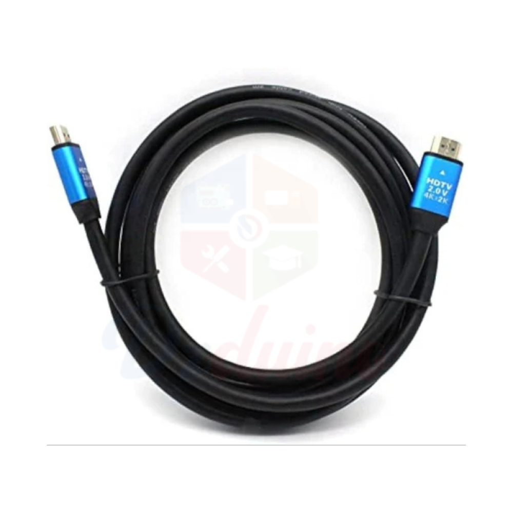 Black Copper Hdmi Cable 15 Meter 4k, 10.2 Gbps