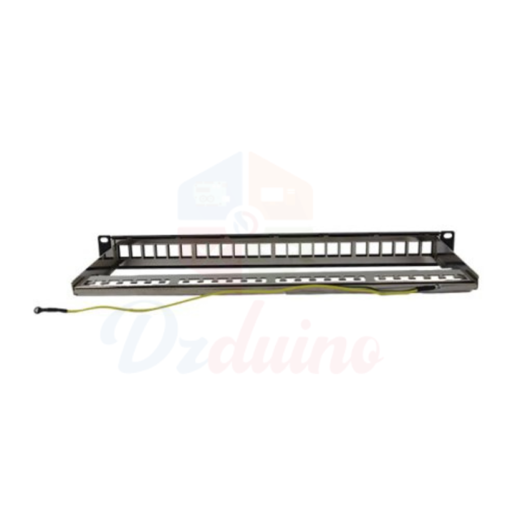 RJ45 Patch Panel – 1U / 19" - 24 ports
