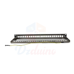 Panneau de brassage RJ45 – 1U / 19" - 24 ports  Panneau de brassage RJ45 – 1U / 19" - 24 ports