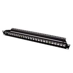 ROLINE 26.11.0360 Patch Panel Vide Compatible Noyau Keystone 24Ports ROLINE 26.11.0360 Patch Panel Vide Compatible Noyau Keystone 24Ports