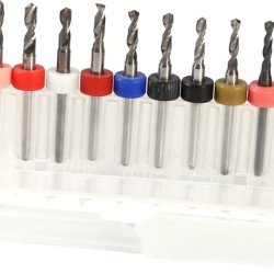 Foret de précision pour PCB, 2.1mm-3.0mm 10 pièces Foret de précision pour PCB, 2.1mm-3.0mm 10 pièces