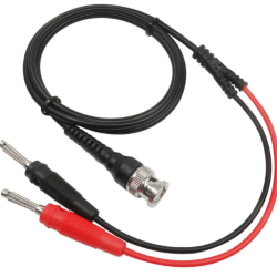 Câble de test prise mâle BNC vers double fiche banane de 4 mm Câble de test prise mâle BNC vers double fiche banane de 4 mm