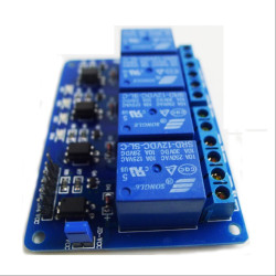 Module relais 4 canaux 12 V avec couplage lumineux  Module relais 4 canaux 12 V avec couplage lumineux