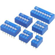 Commutateur DIP bleu 2,54 mm DS-08