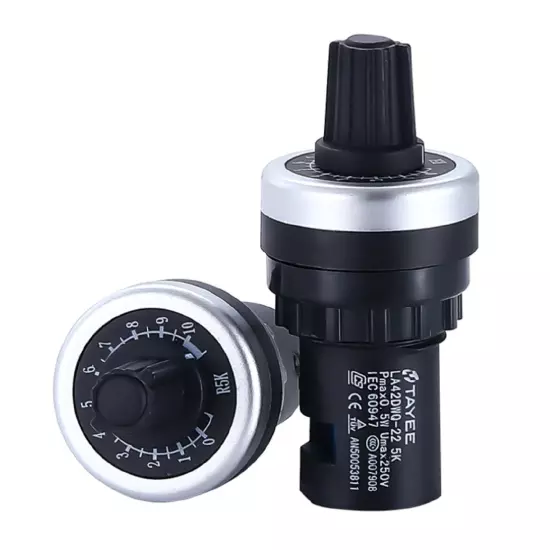 LA42DWQ-22 Potentiomètre linéaire 22mm, Régulateur de Vitesse Variable LA42DWQ-22 Potentiomètre linéaire 22mm, Régulateur de Vitesse Variable