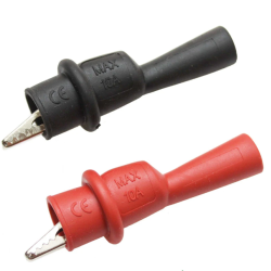 Pince crocodile avec prise jack 2 mm pour test Pince crocodile avec prise jack 2 mm pour test