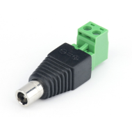 Connecteur 5,5 * 2,5 CC avec borne à vis 2P